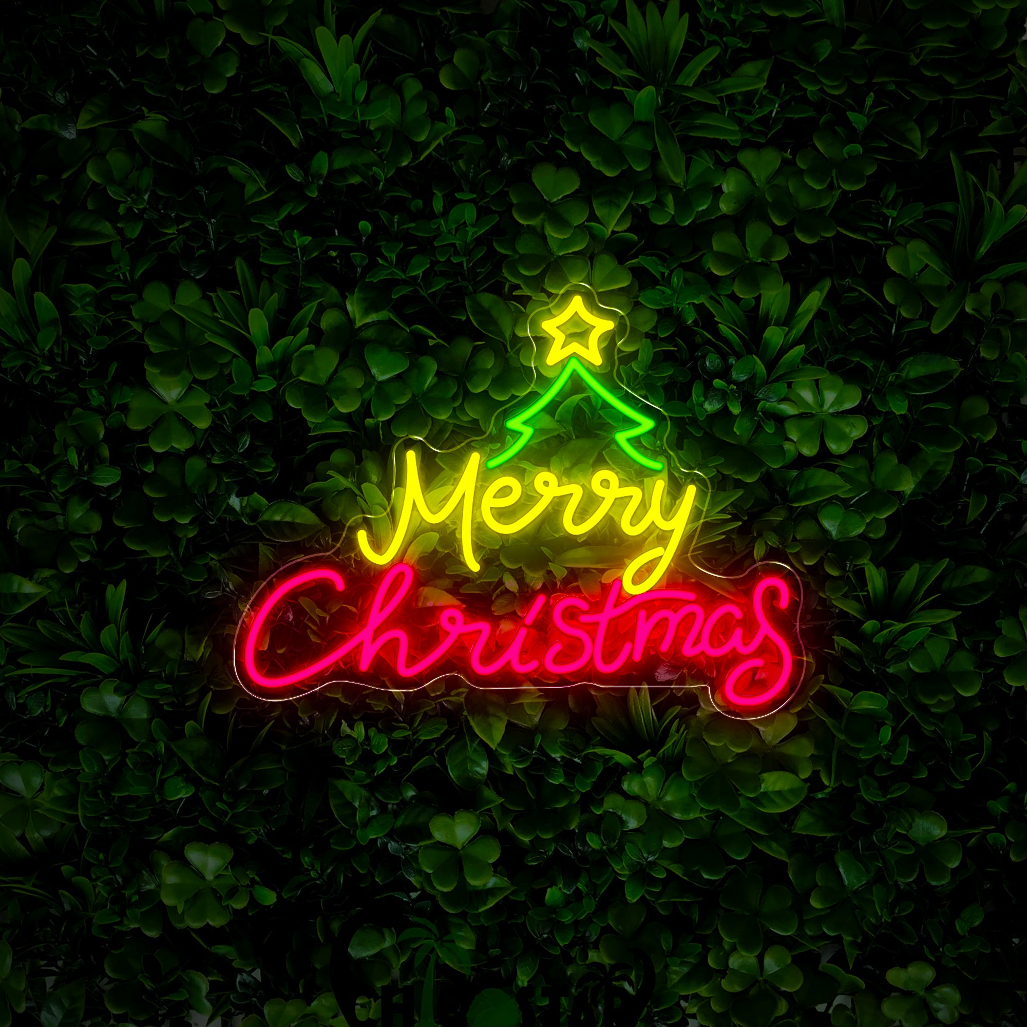 Merry Christmas Neon Sign