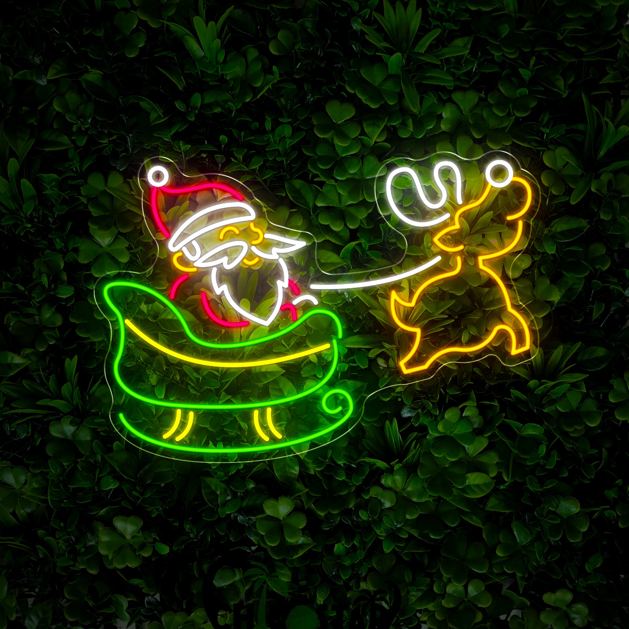 Santa Claus is Coming Neon Sign