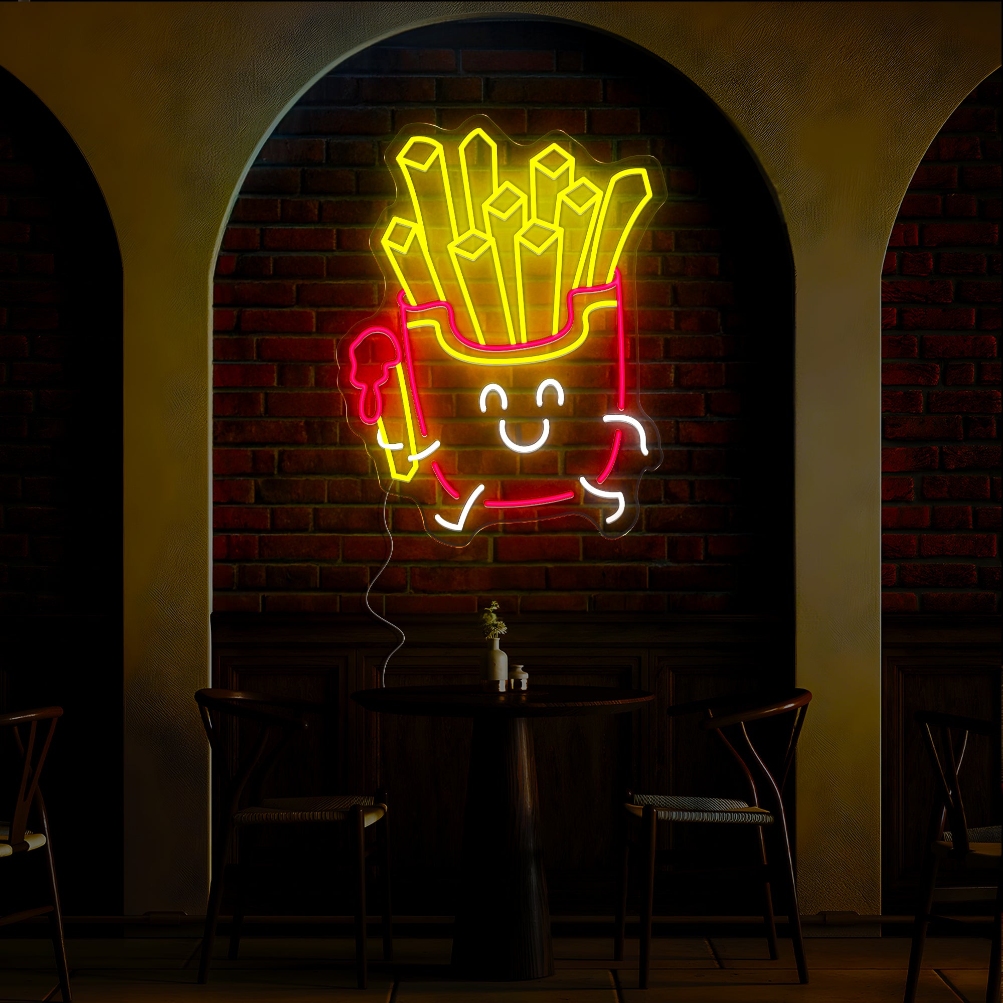 Fries Neon Sign