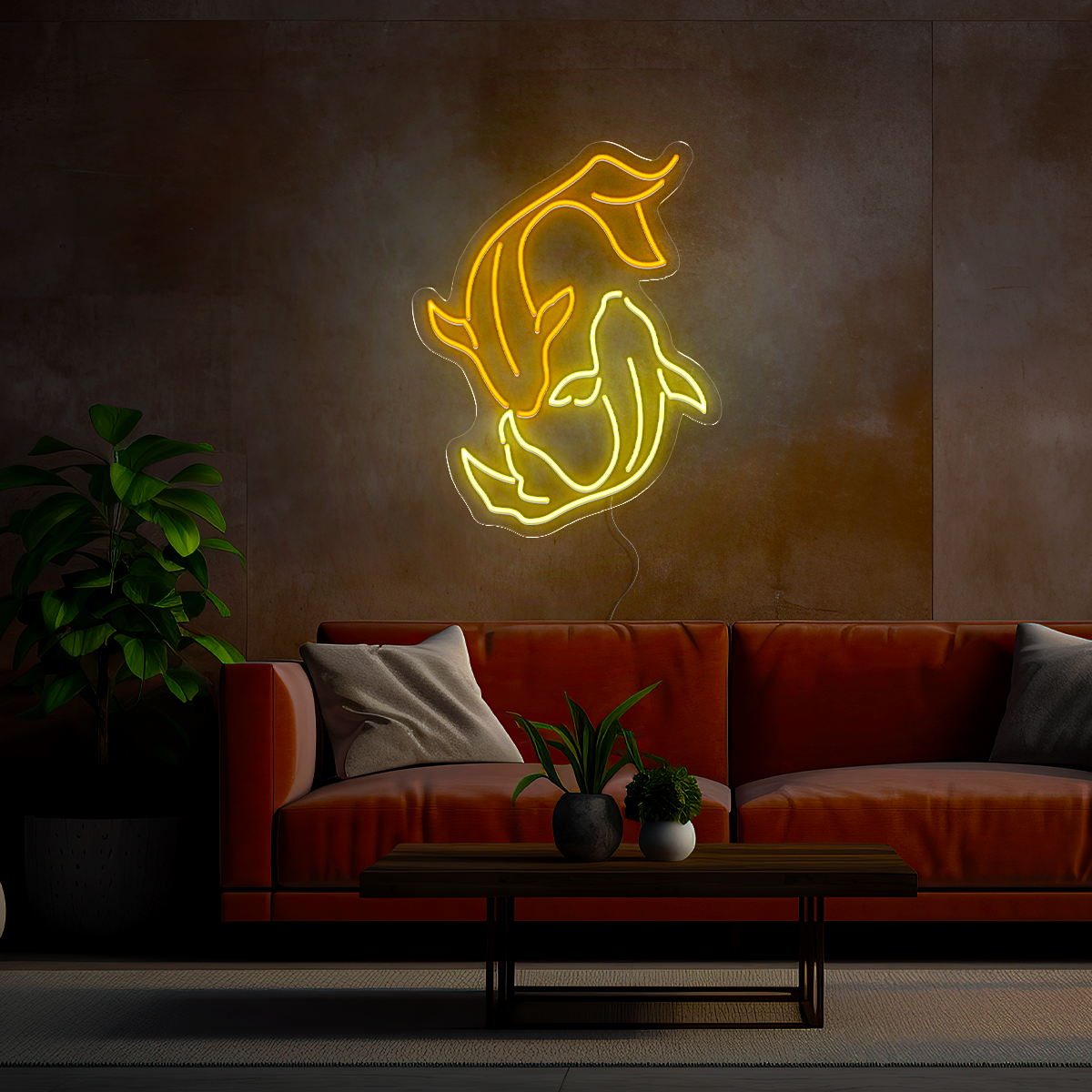 Koi Fish Neon Sign