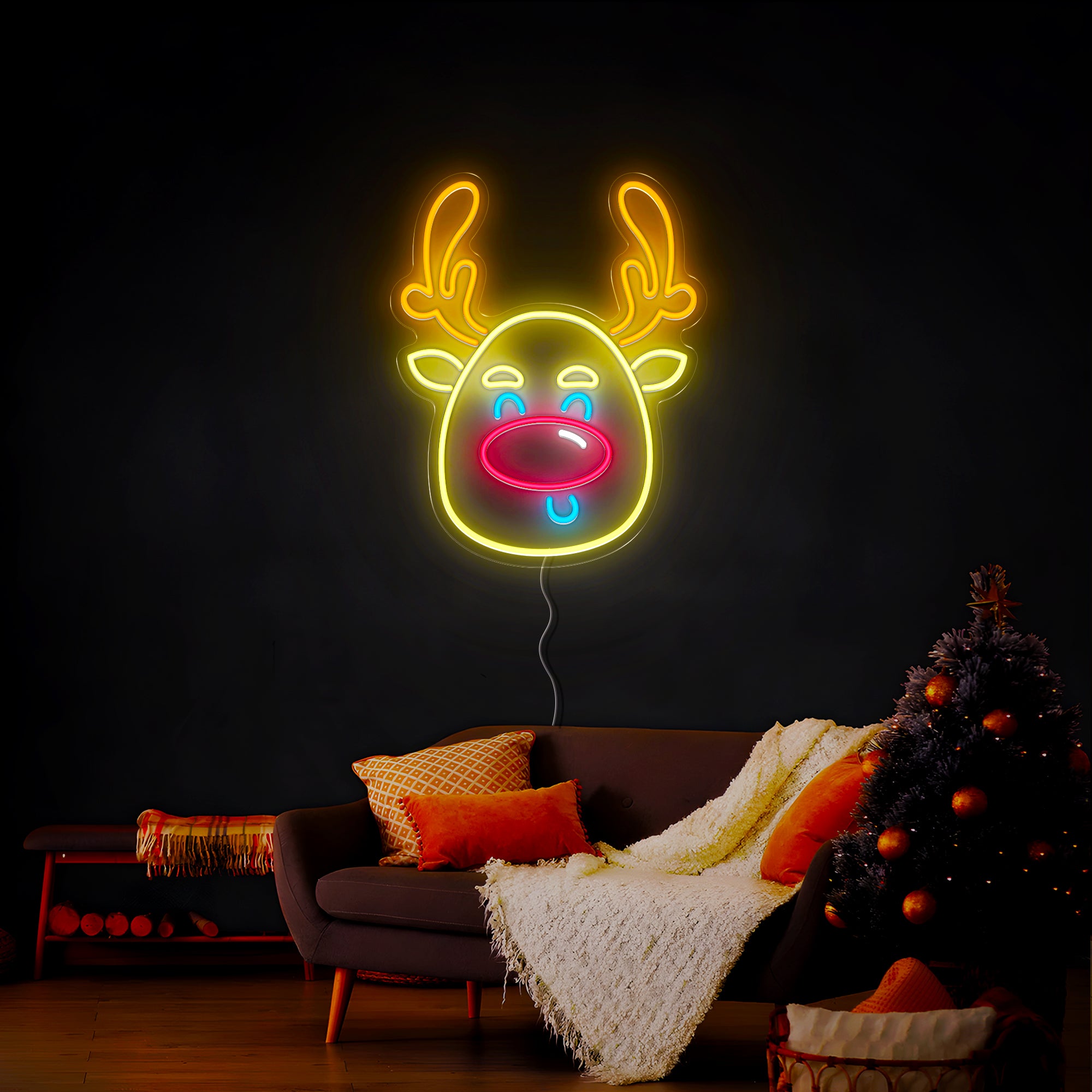 Reindeer Neon Sign