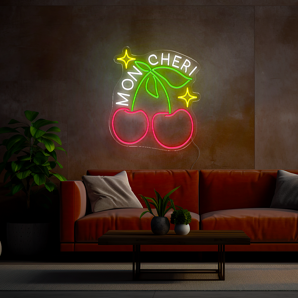 Mon Cheri Neon Sign