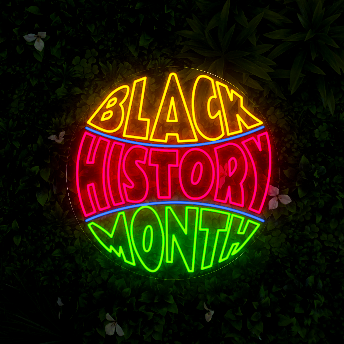 Black History Month Neon Sign