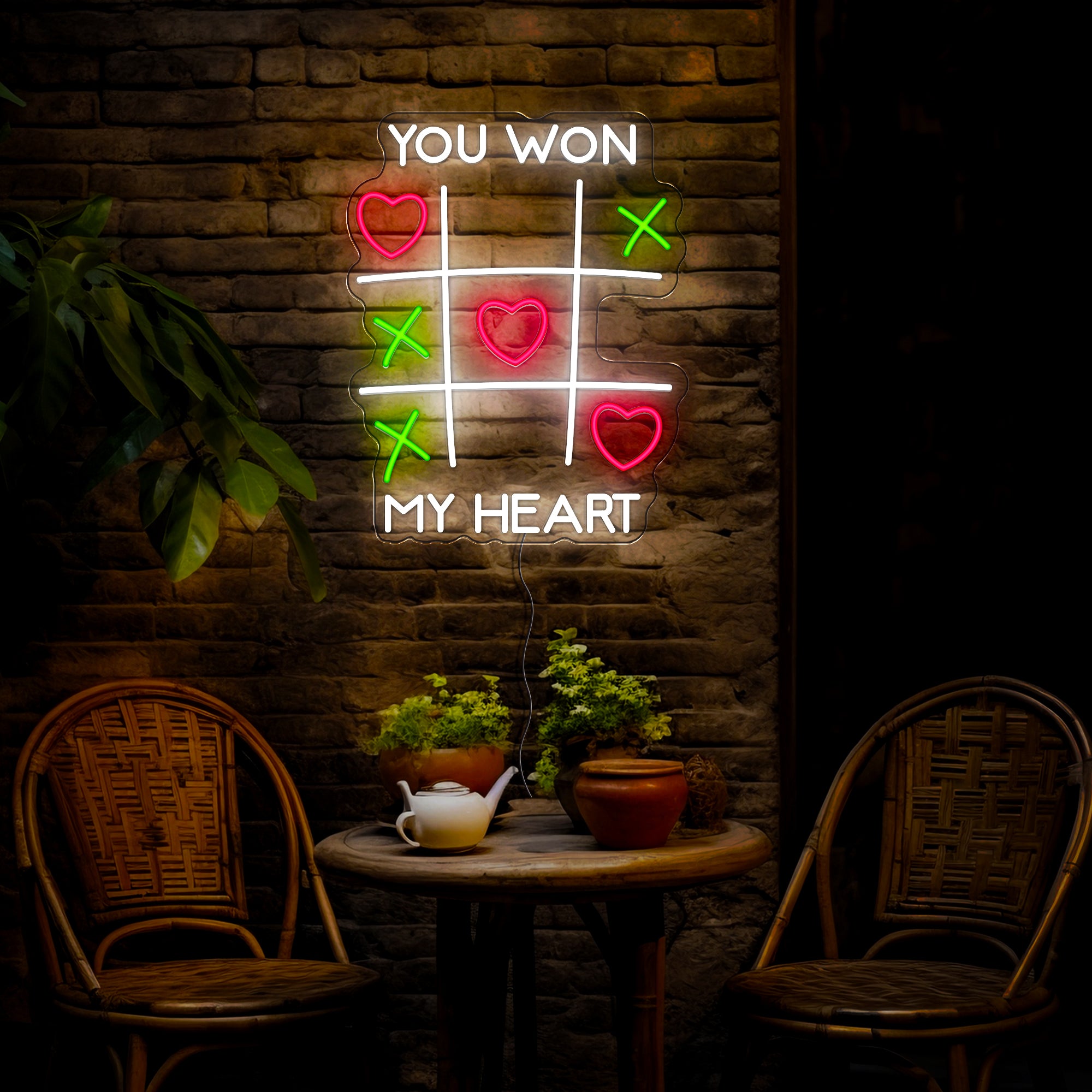 You Won My Heart Neon Sign