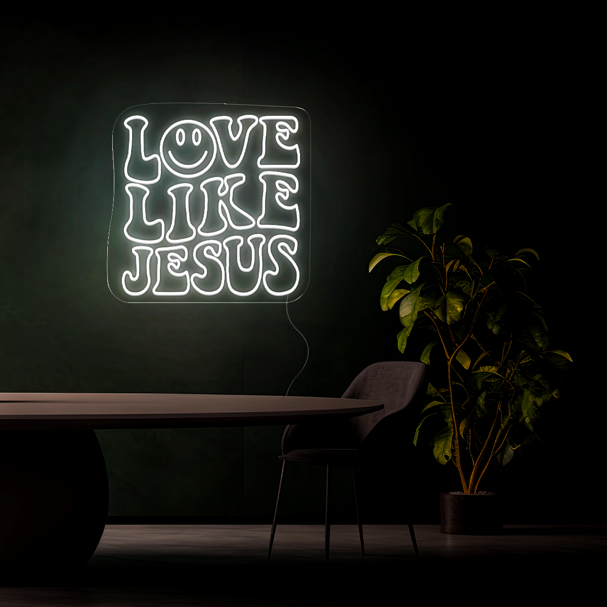 Love Like Jesus Neon Sign