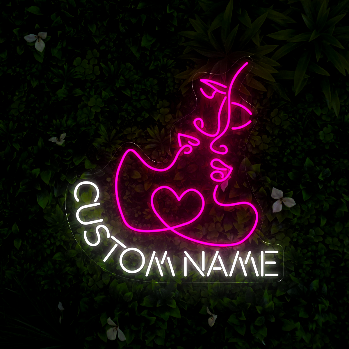 Personalized Couple Name in Valentines Led Neon