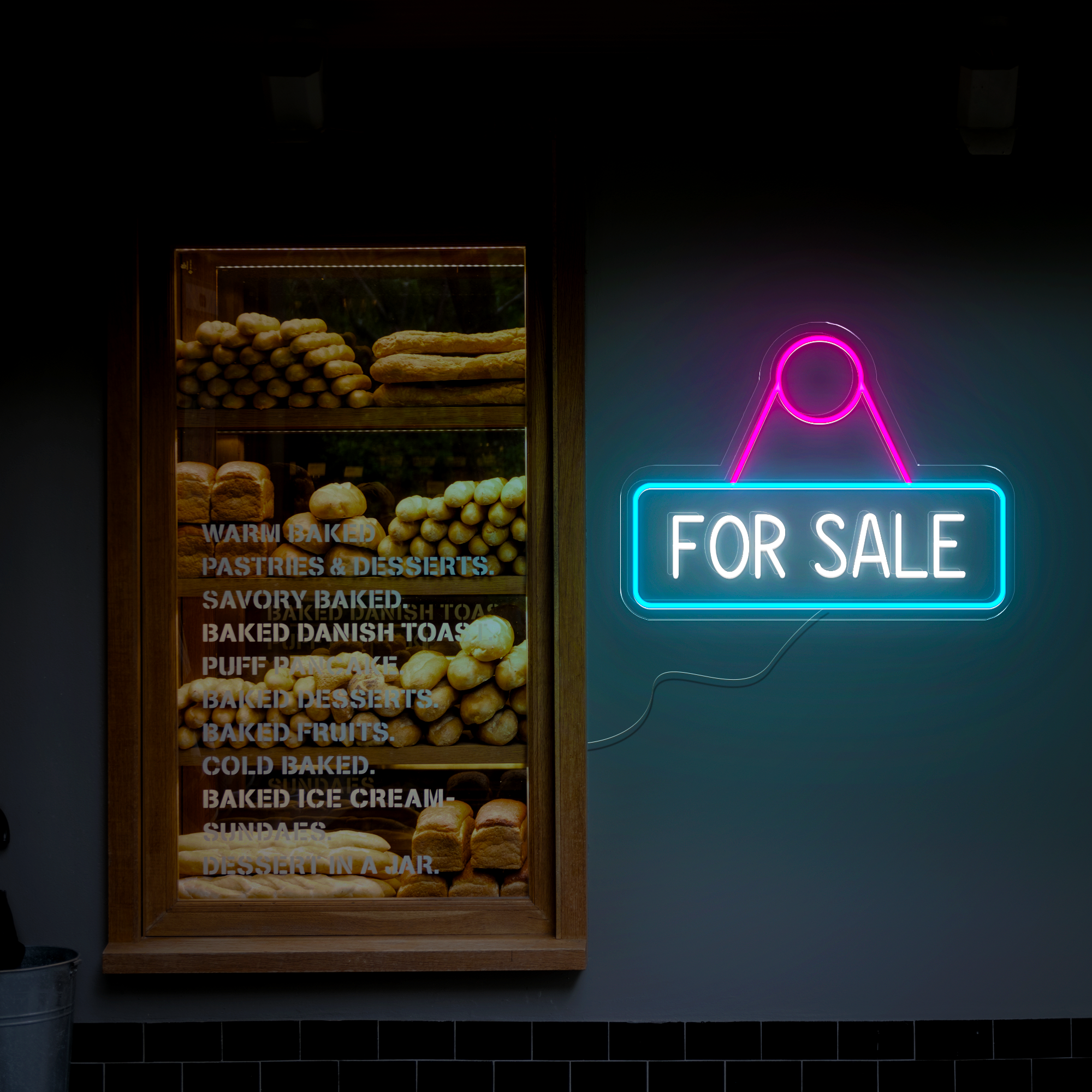 For Sale Neon Sign