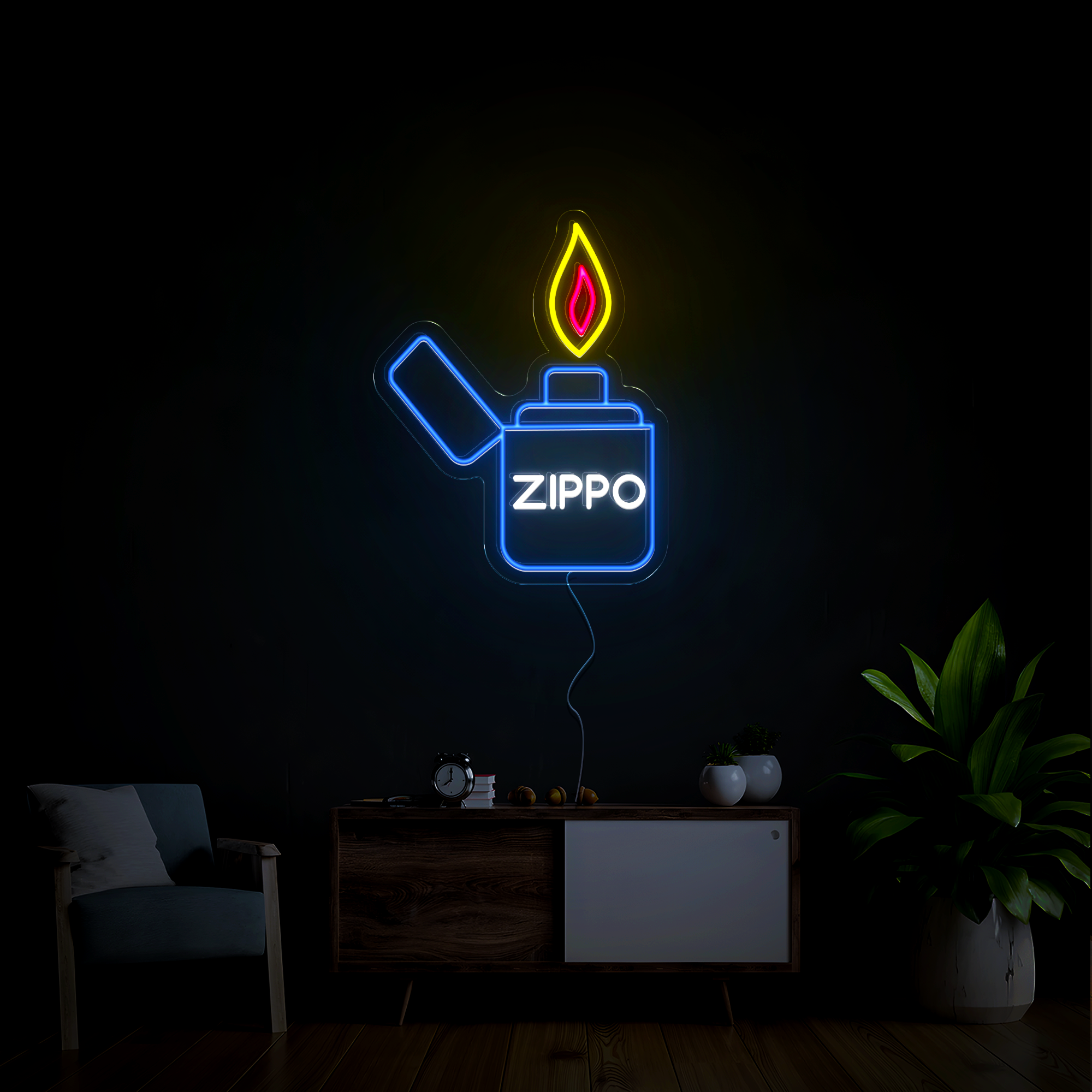 Zippo Neon Sign