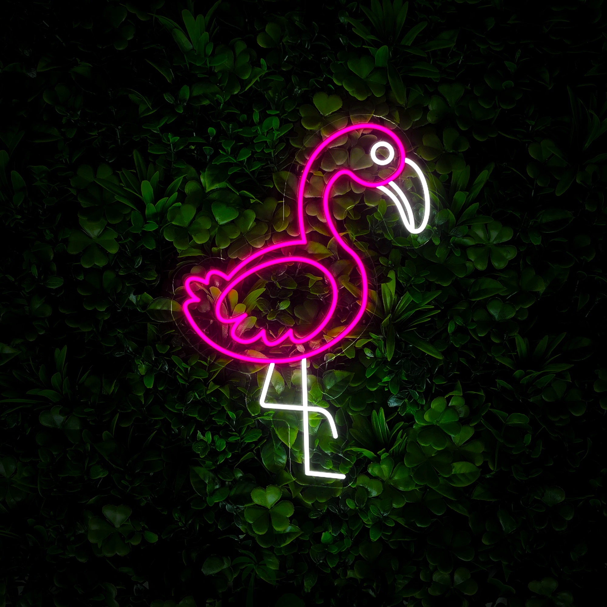 Flamingo Balloon Neon Sign