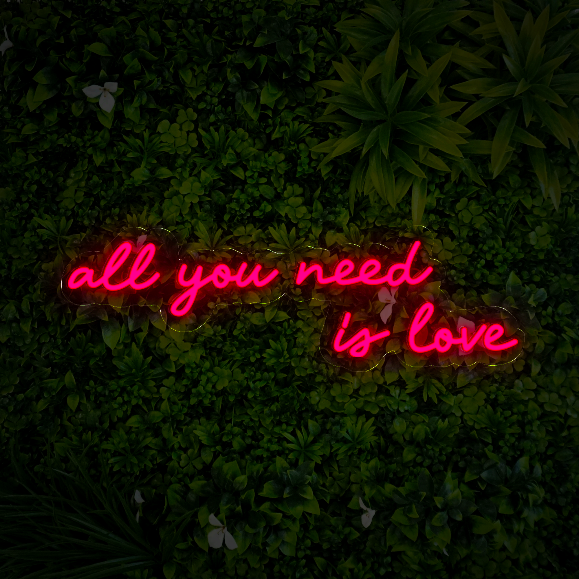 Wedding All You Need Is Love Led Neon Sign