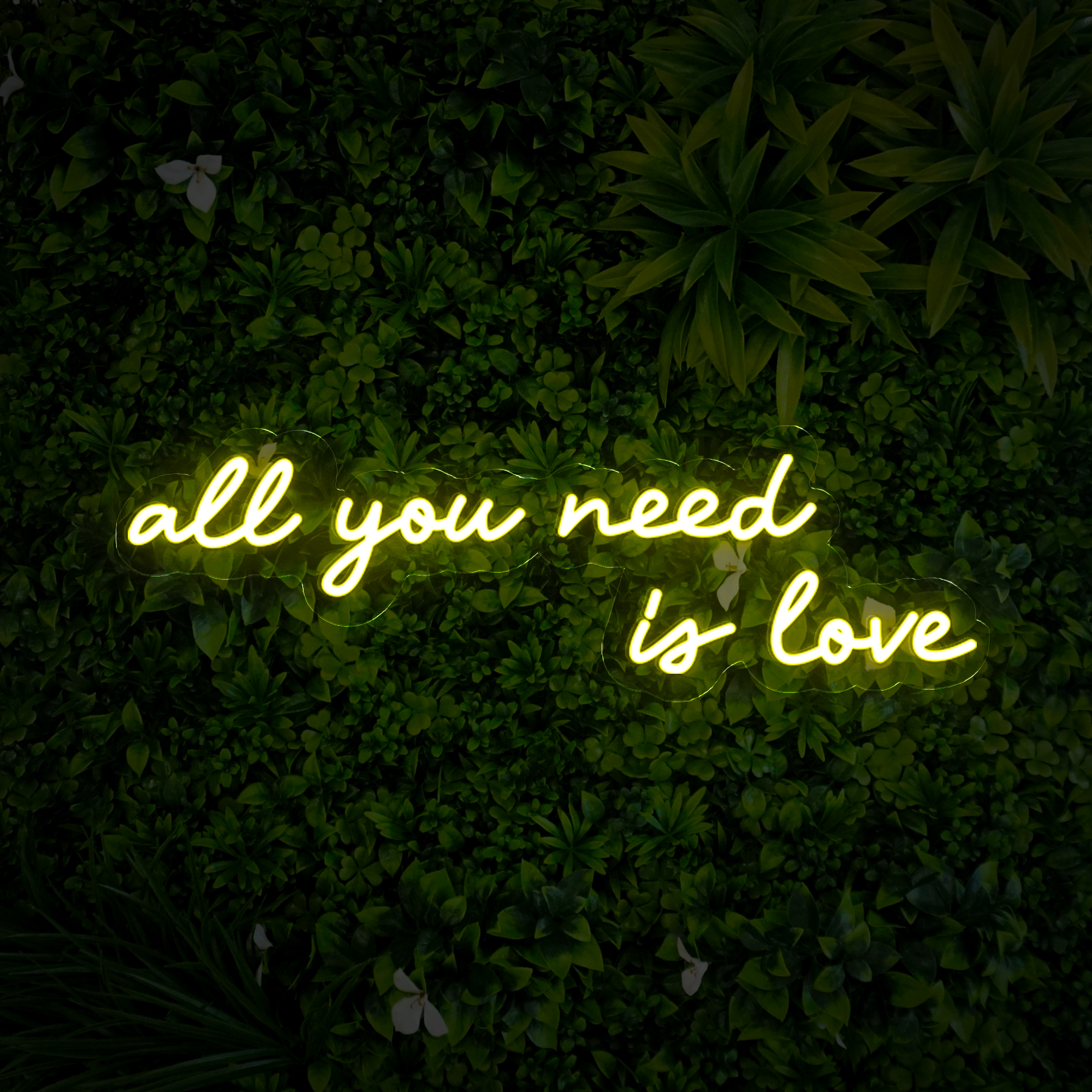 Wedding All You Need Is Love Led Neon Sign