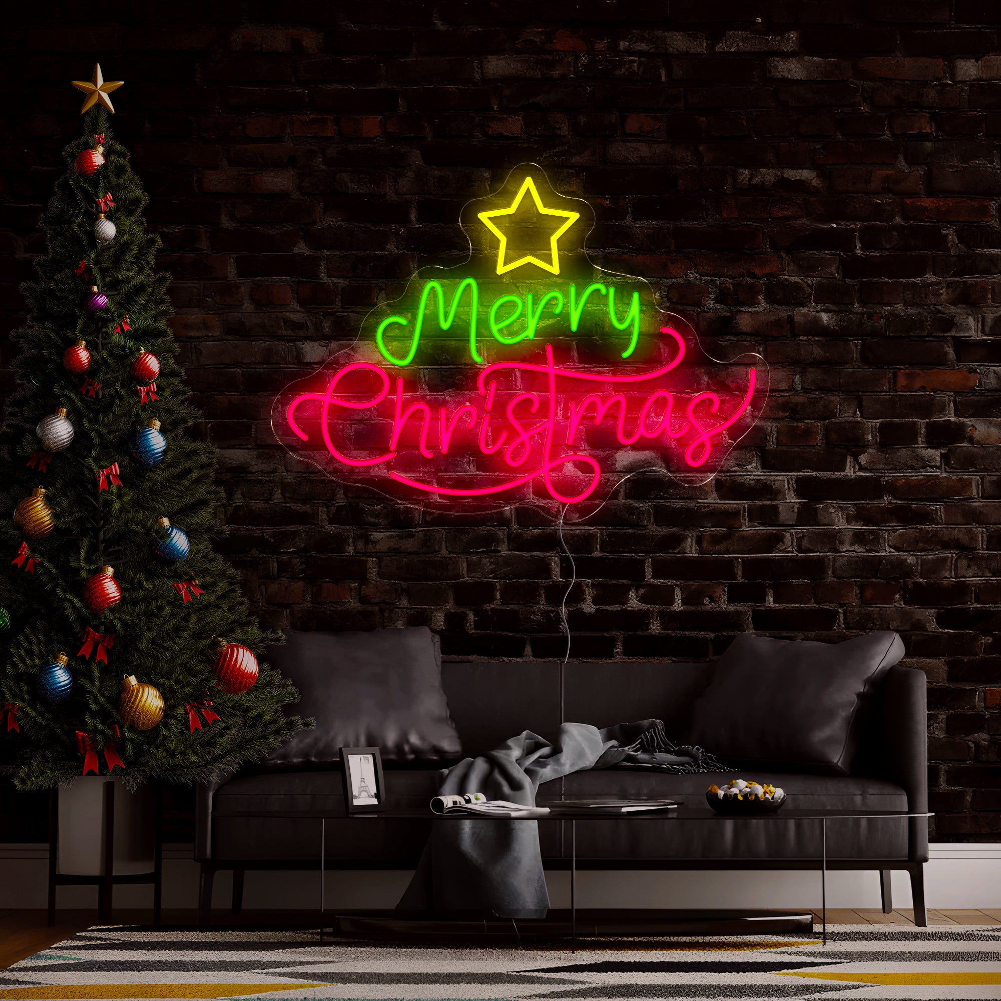 Merry Christmas Led Neon Sign