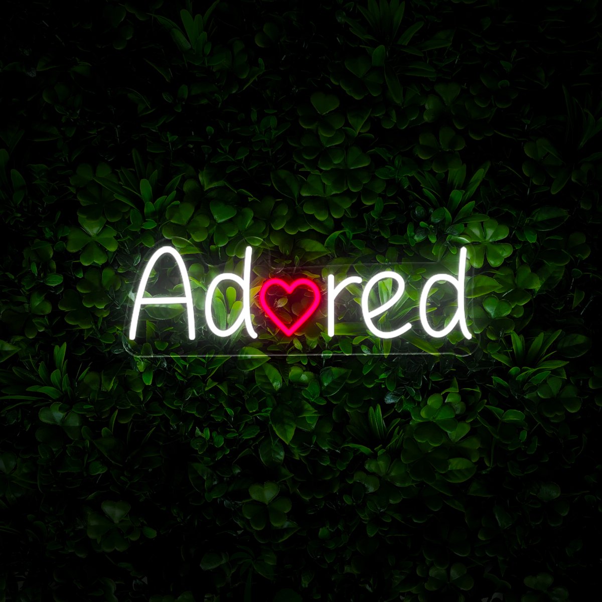 Adored Neon Sign - Reels Custom