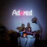 Adored Neon Sign - Reels Custom