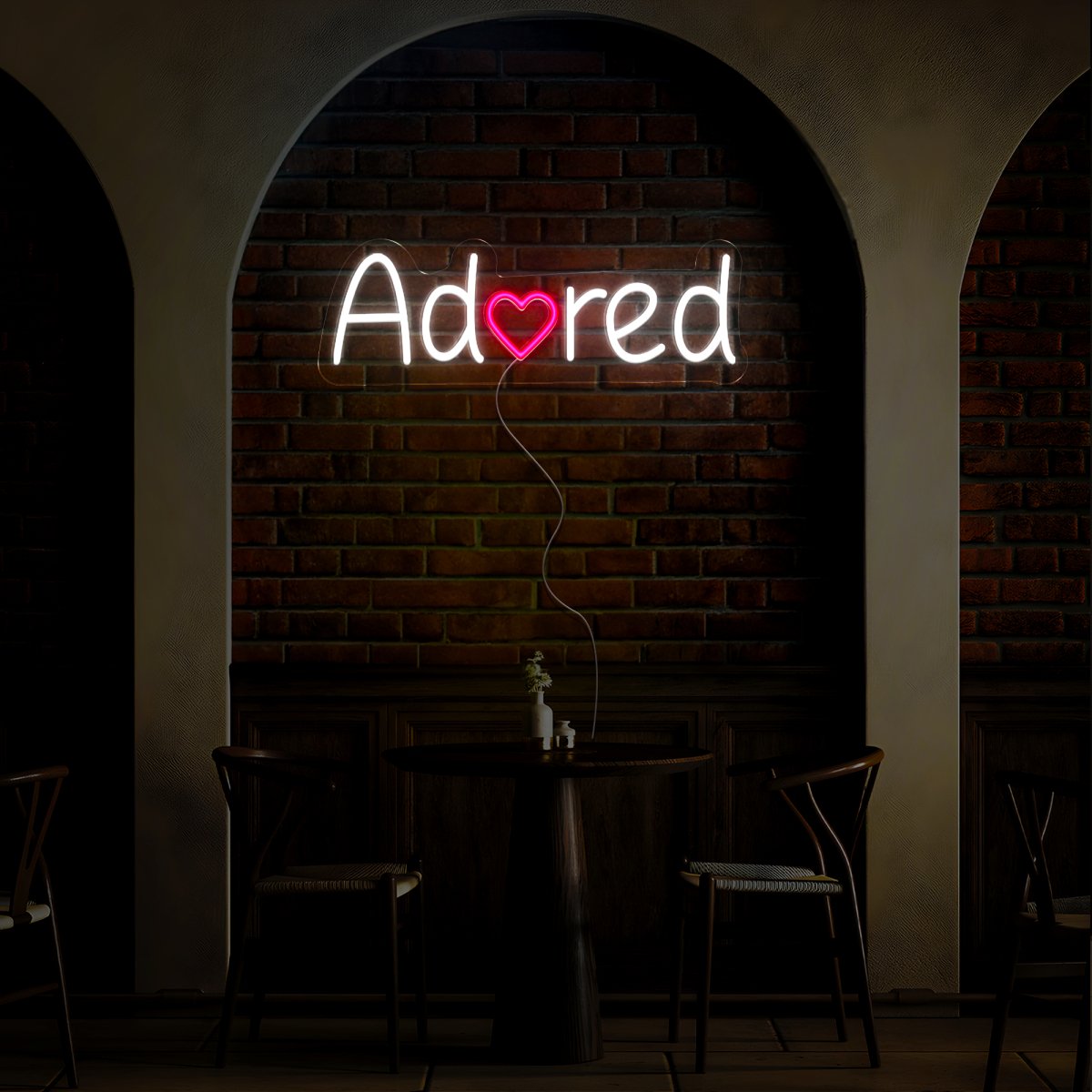 Adored Neon Sign - Reels Custom