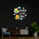 Adventure Is Out There Artwork Neon Sign - Reels Custom