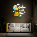 Adventure Is Out There Artwork Neon Sign - Reels Custom