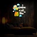 Adventure Is Out There Artwork Neon Sign - Reels Custom