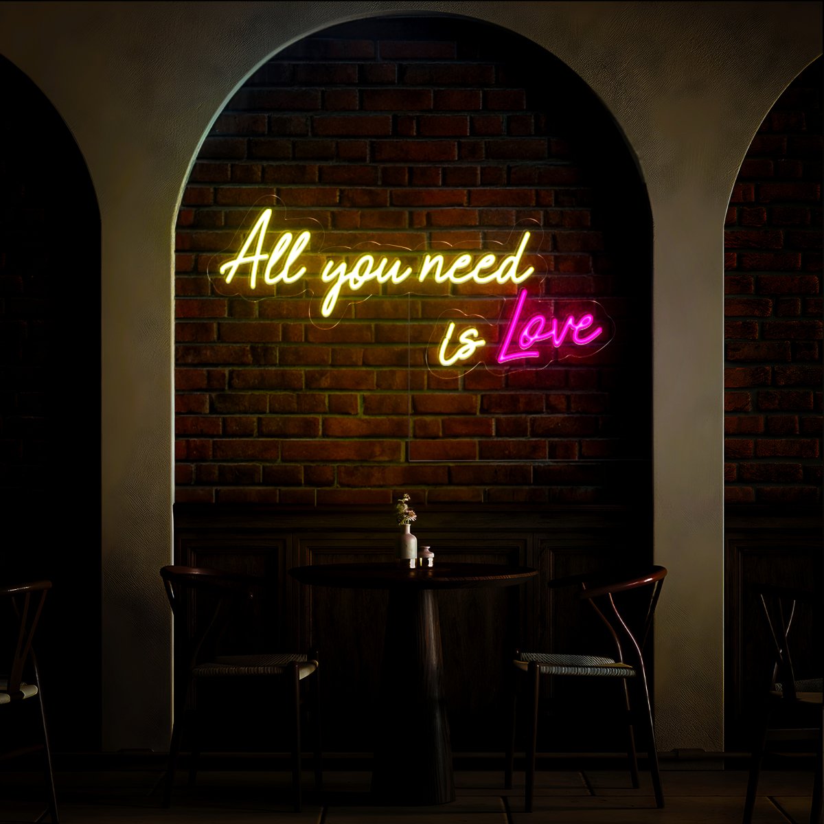 All You Need Is Love Neon Sign - Reels Custom