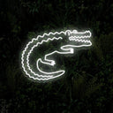 Alligator Crocodile Neon Sign - Reels Custom