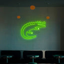 Alligator Crocodile Neon Sign - Reels Custom