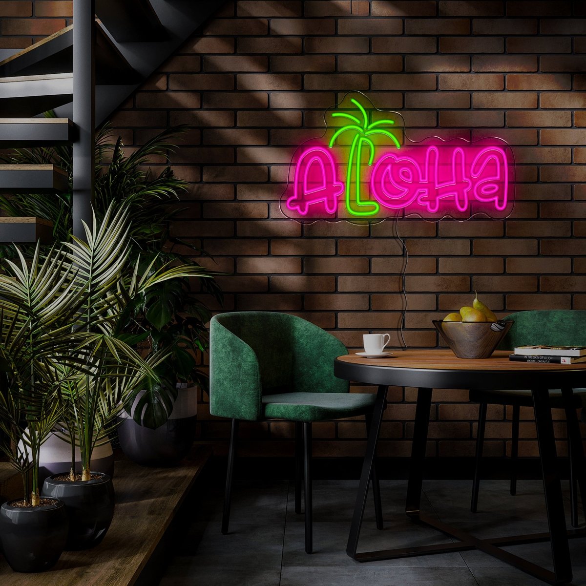 Aloha Neon Sign - Reels Custom