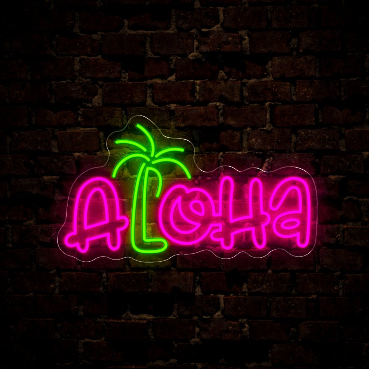 Aloha Neon Sign - Reels Custom