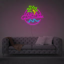 Aloha Palm Tree Neon Sign - Reels Custom