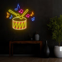 American Independence Day Drum Led Neon Sign - Reels Custom