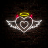 Angel And Devil Hearts Neon Sign - Reels Custom