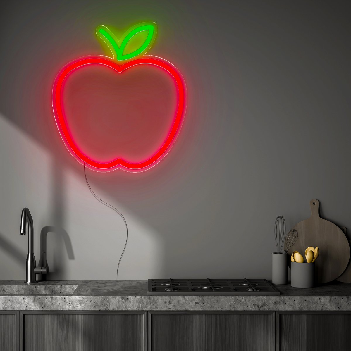 Apple Fruits Led Neon Sign - Reels Custom
