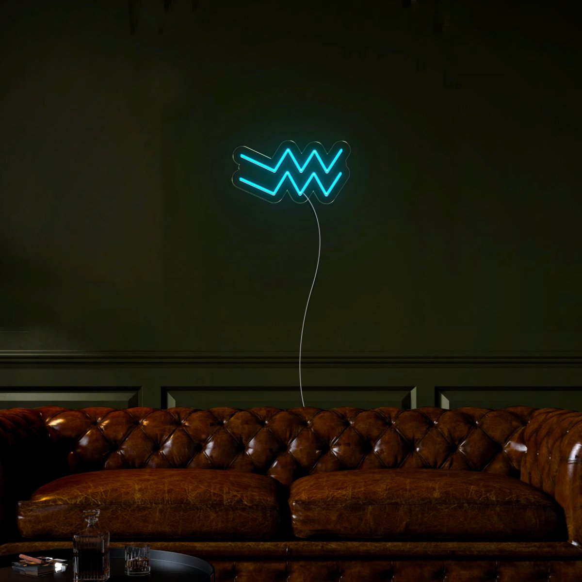 Aquarius Zodiac Led Neon Sign - Reels Custom