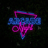 Arcade Night Neon Sign - Reels Custom