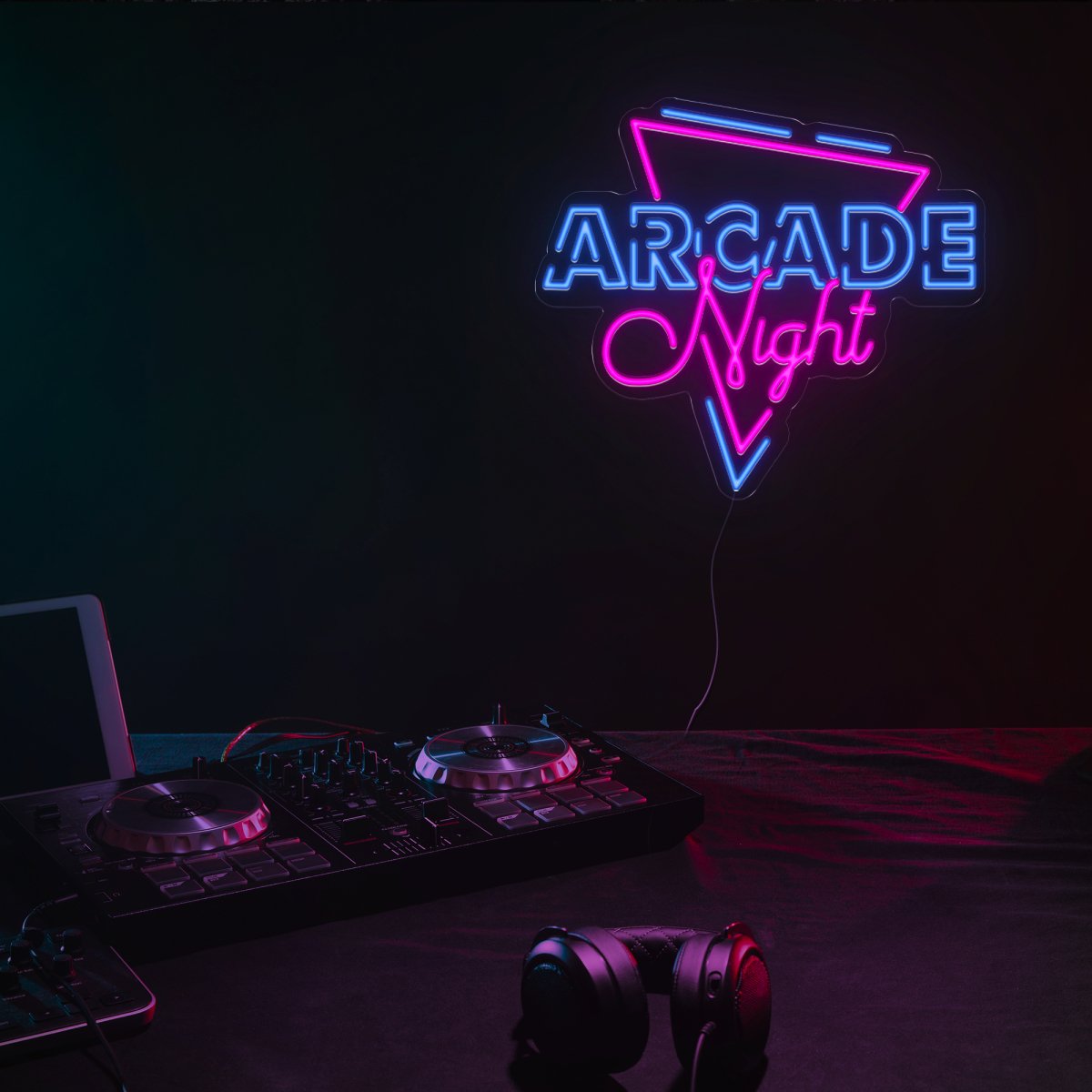 Arcade Night Neon Sign - Reels Custom