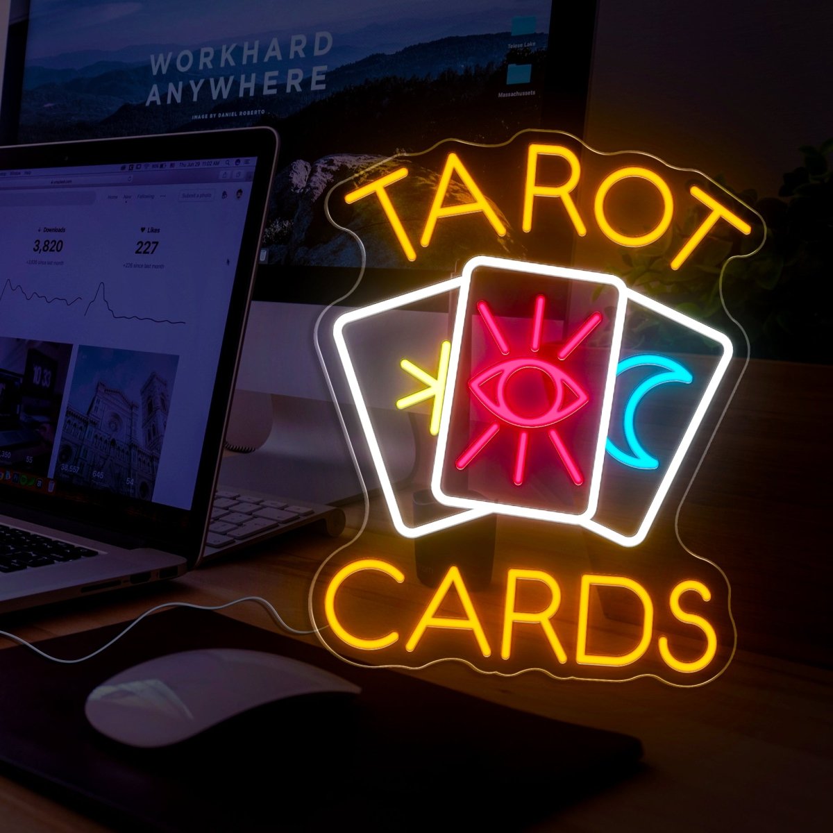 Artlast Tarot Cards Neon Sign - Reels Custom