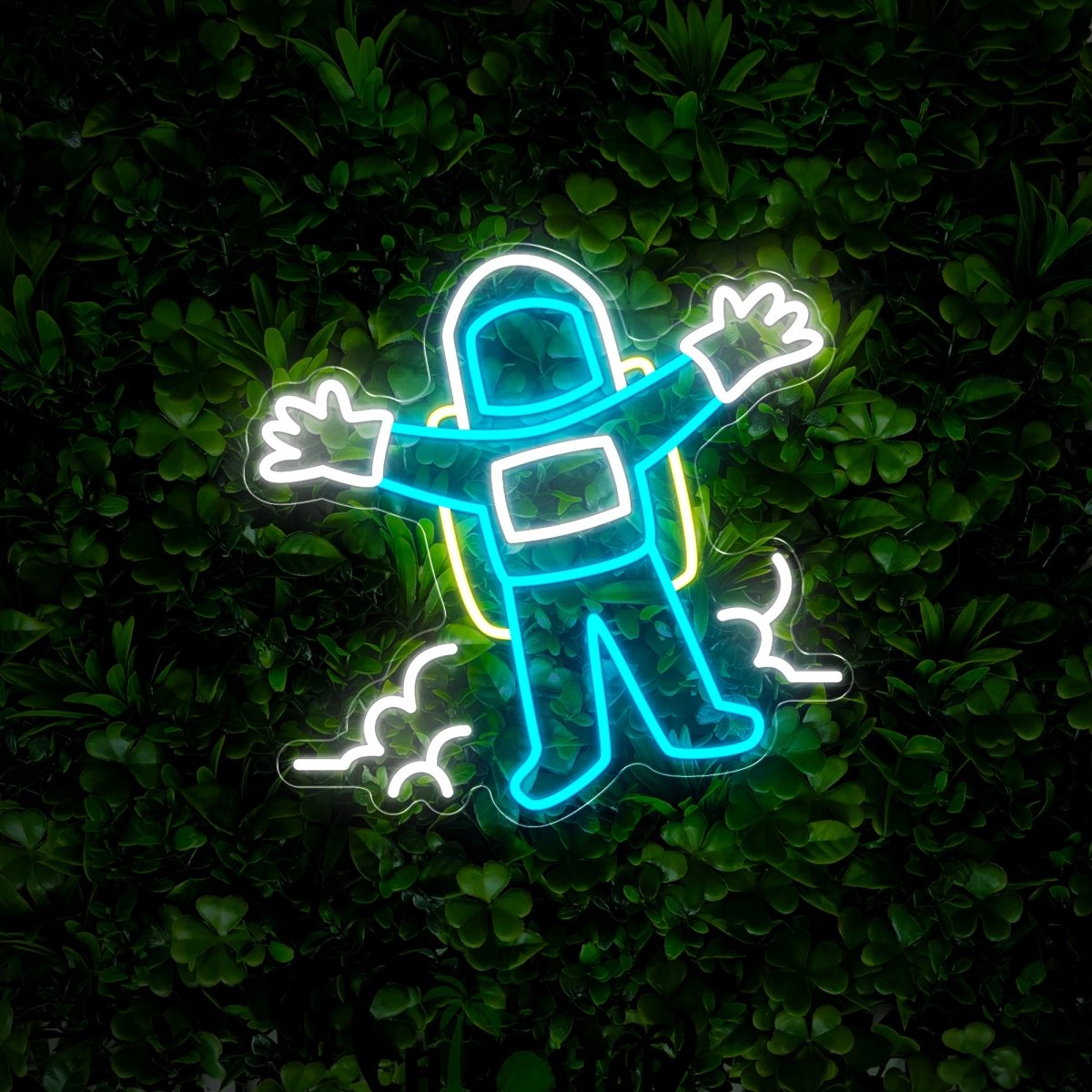 Astronaut Flying In Space Neon Sign - Reels Custom