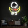 Astronaut Hamburger Led Space Artwork Led Neon Sign - Reels Custom