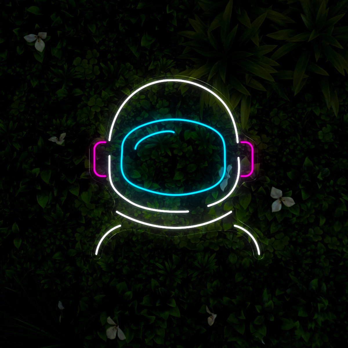 Astronaut Helmet Neon Sign - Reels Custom
