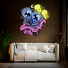 Astronaut Off Road Cartoon Artwork Led Neon Sign - Reels Custom