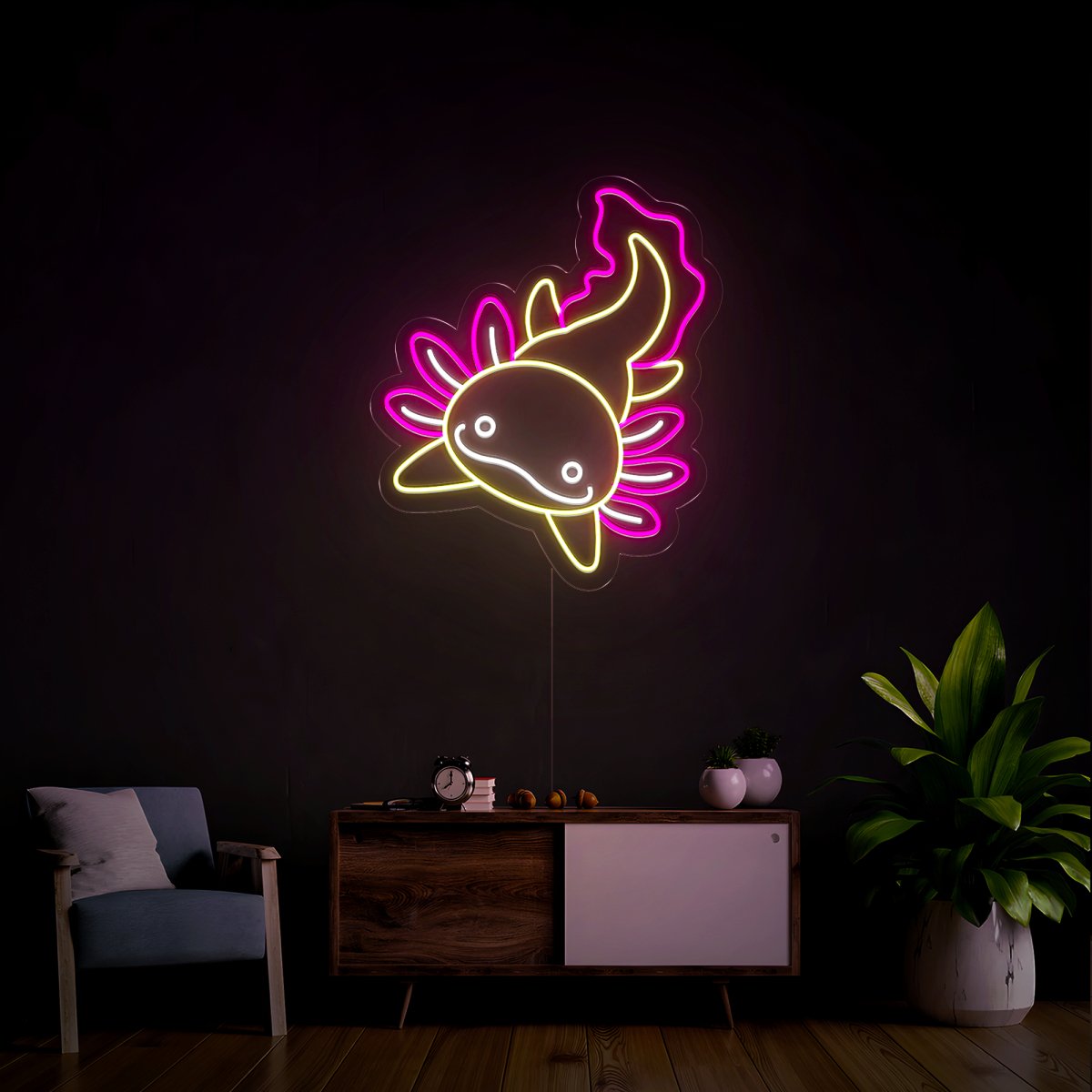 Axolotl Neon Sign - Reels Custom