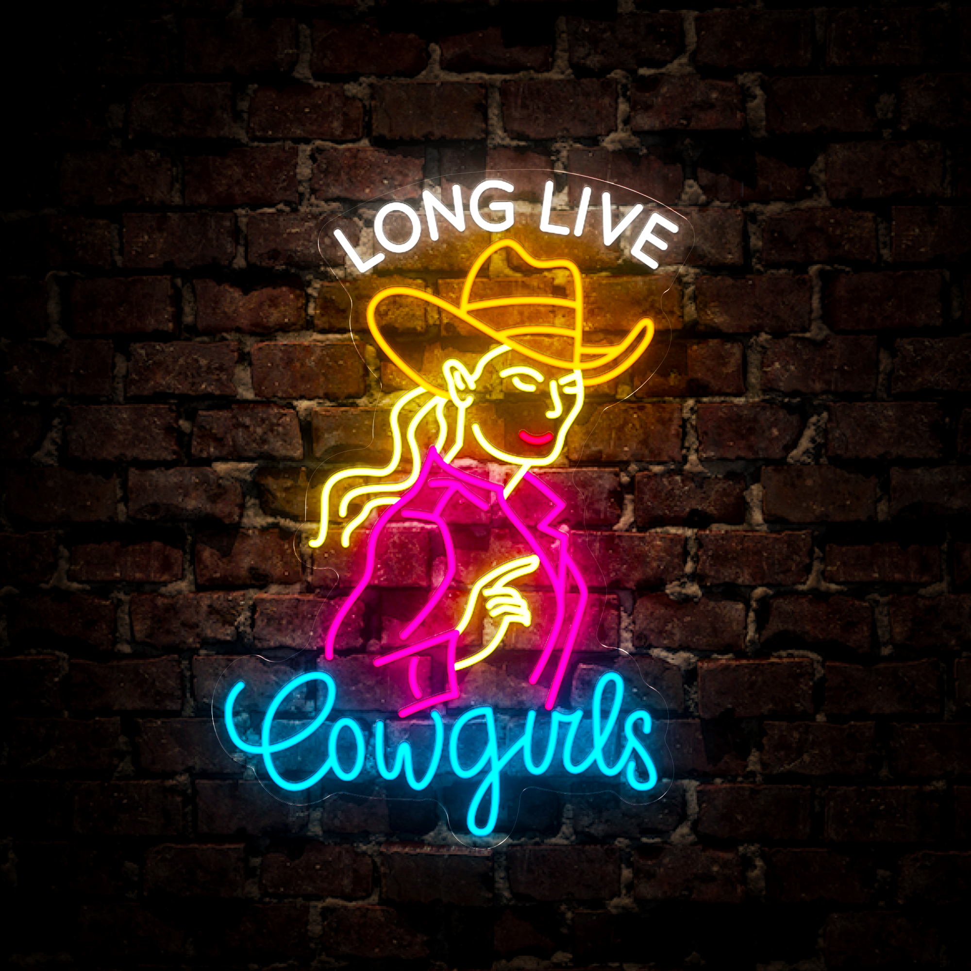 Long Live Cowgirls Led Neon Sign