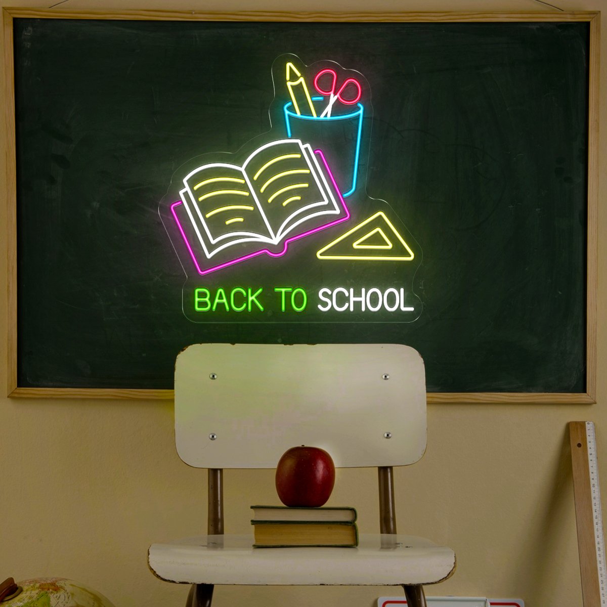 Back To School Neon Sign - Reels Custom
