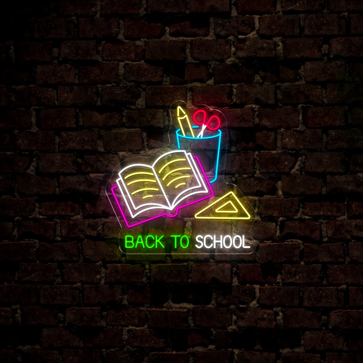 Back To School Neon Sign - Reels Custom