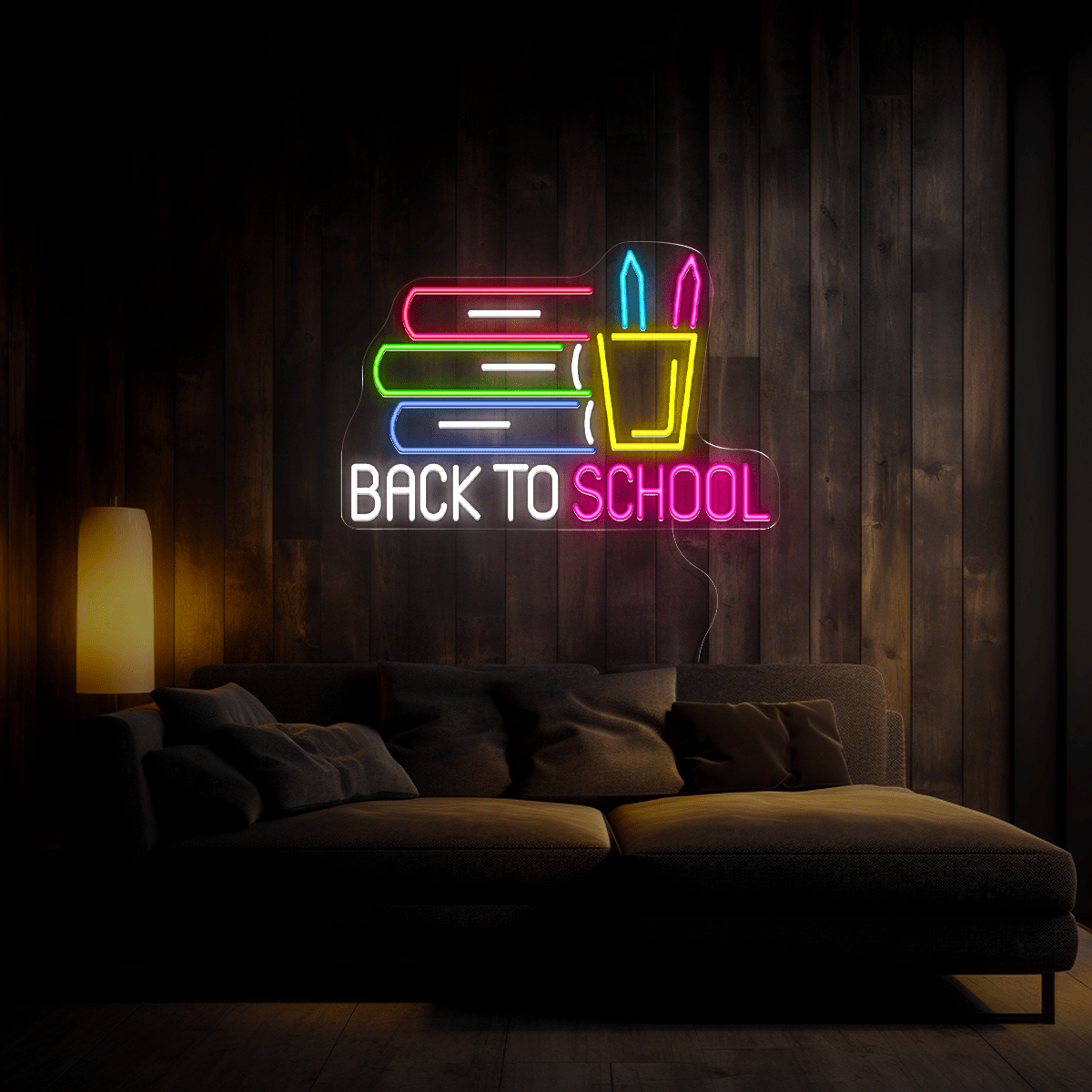 Back To School Neon Sign - Reels Custom