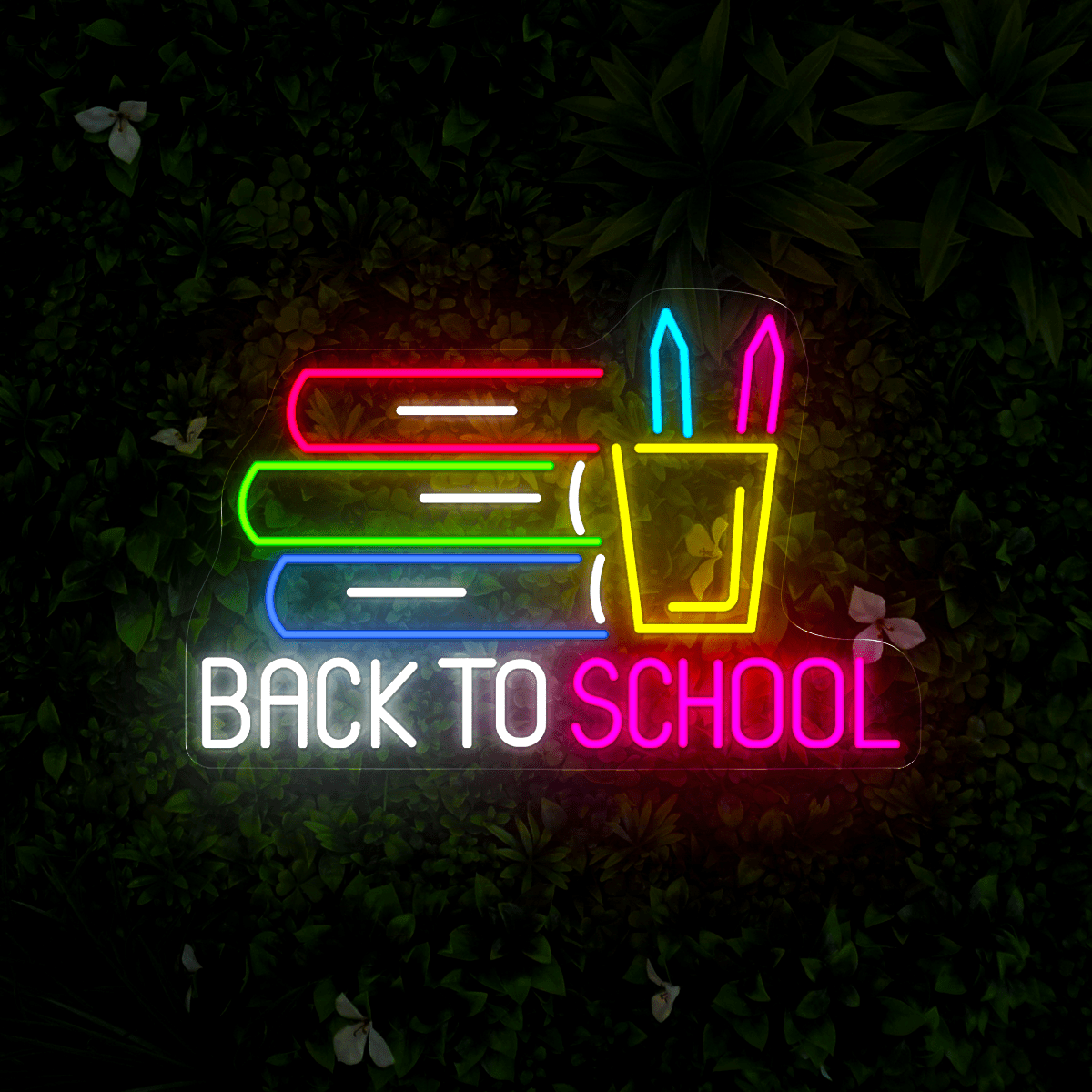 Back To School Neon Sign - Reels Custom