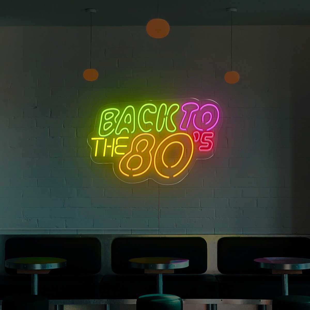 Back To The 80's Led Neon Sign - Reels Custom