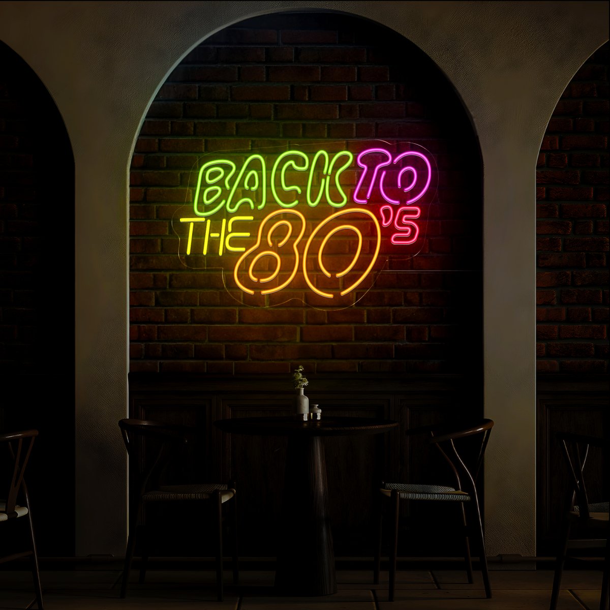 Back To The 80's Led Neon Sign - Reels Custom