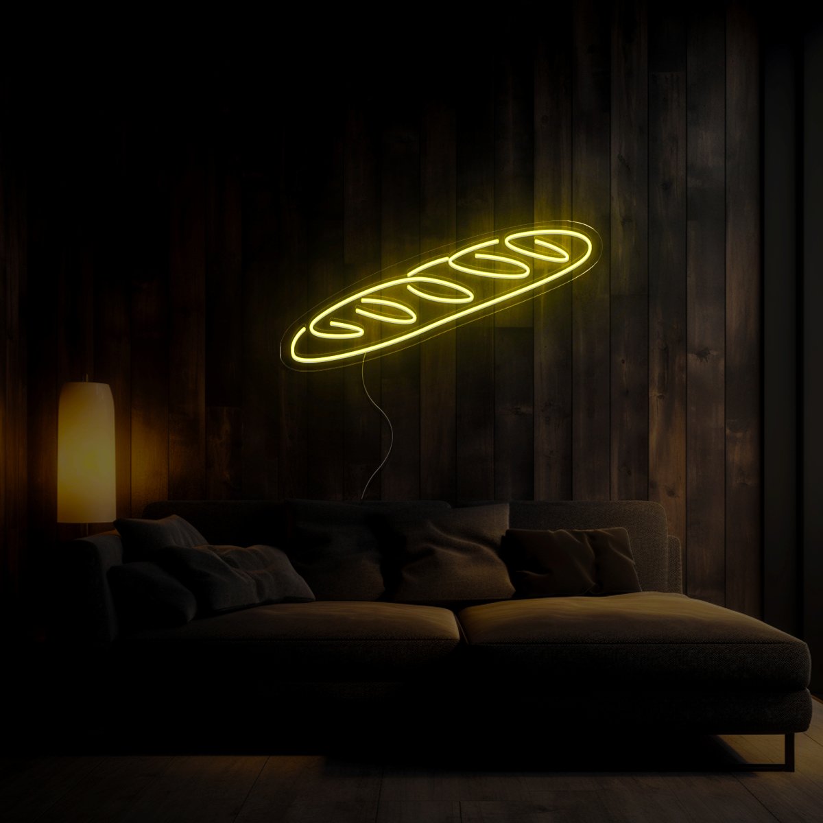 Baguette Neon Sign - Reels Custom