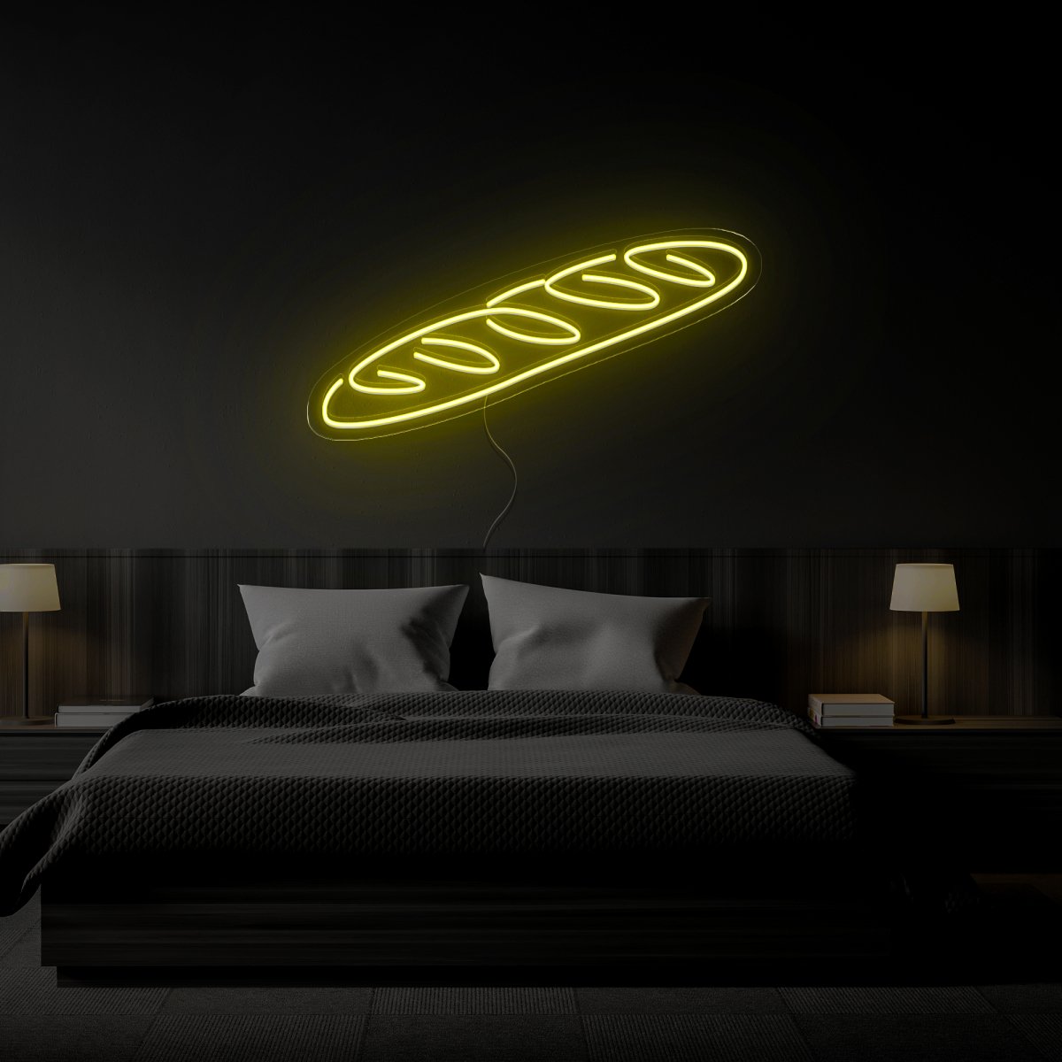 Baguette Neon Sign - Reels Custom