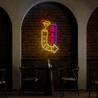 Bar With Brick Wall Neon Sign - Reels Custom